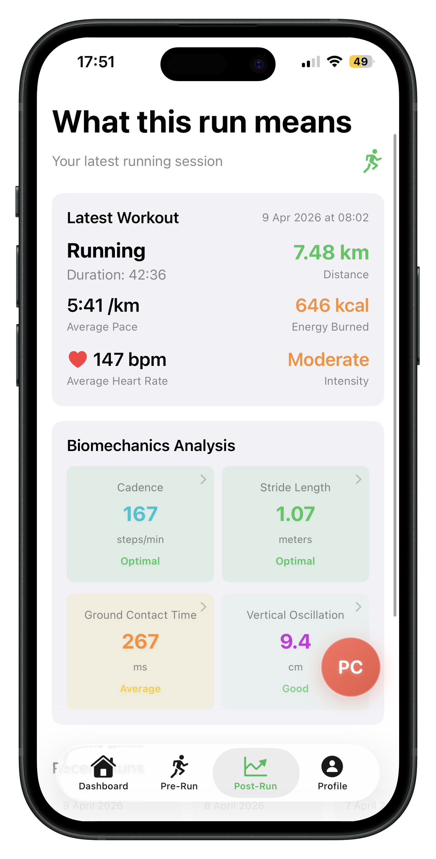 Biomechanics report